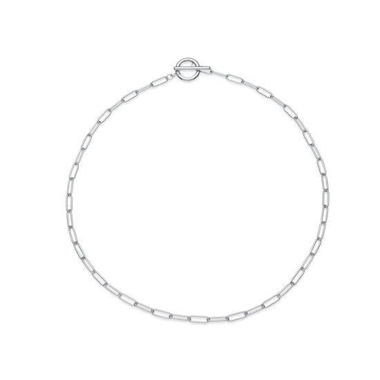 Eleanor Waterproof Silver Chain Necklace