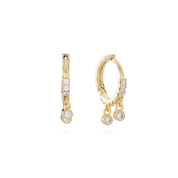 Charis Gold Huggie Hoops