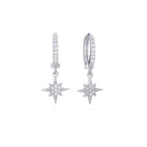 Cosima Silver Huggie Hoops