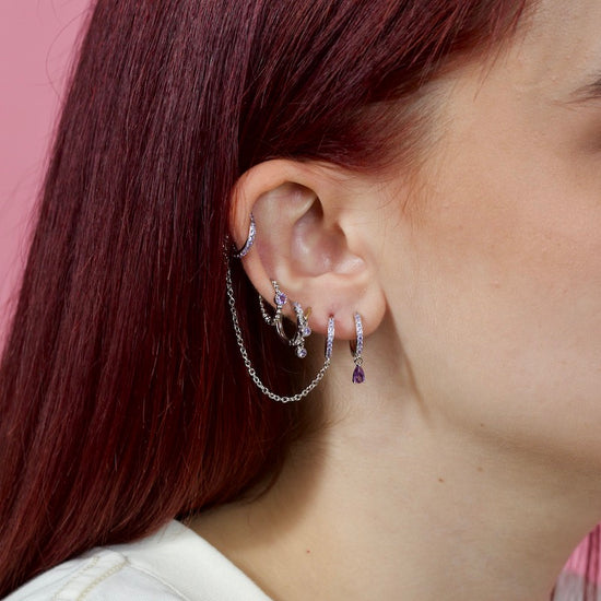 gold huggie earrings