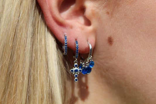 gold huggie earring
