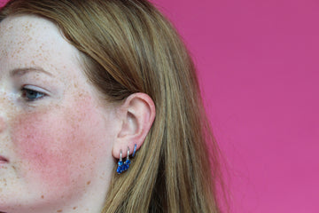gold huggie earring