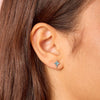 Cosima Silver Turquoise Star Stud Earrings