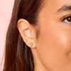 Cosima Silver Turquoise Star Stud Earrings