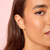 Francesca Gold Crystal Stud Earrings