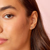 Francesca Silver Crystal Stud Earrings