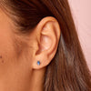 Francesca Silver Blue Stud Earrings