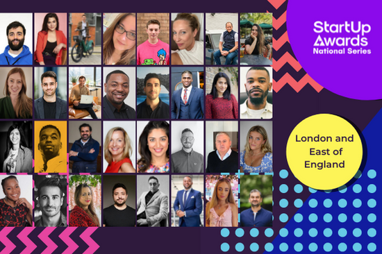 London and East of England finalists for the StartUp Awards National Series revealed