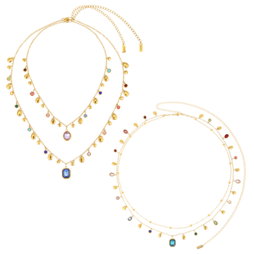 The Savannah, Anais & Ysabelle Gold Rainbow Stacking Set