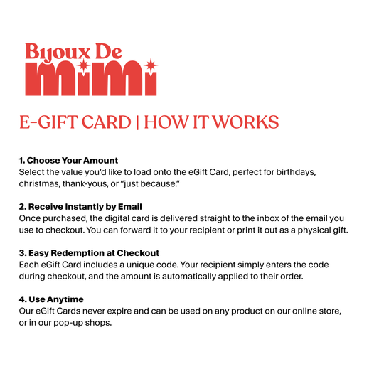 Bijoux De Mimi Email Gift Card