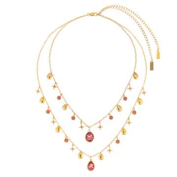 The Kezia & Florence Gold Pink Stacking Set