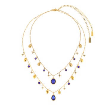 The Kezia & Florence Gold Blue Stacking Set