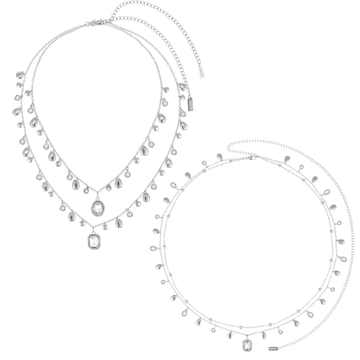 The Savannah, Anais & Ysabelle Silver Crystal Stacking Set