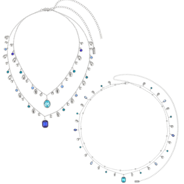 The Savannah, Anais & Ysabelle Silver Blue Stacking Set