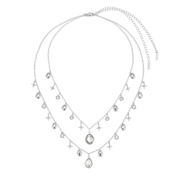 The Kezia & Florence Silver Crystal Stacking Set
