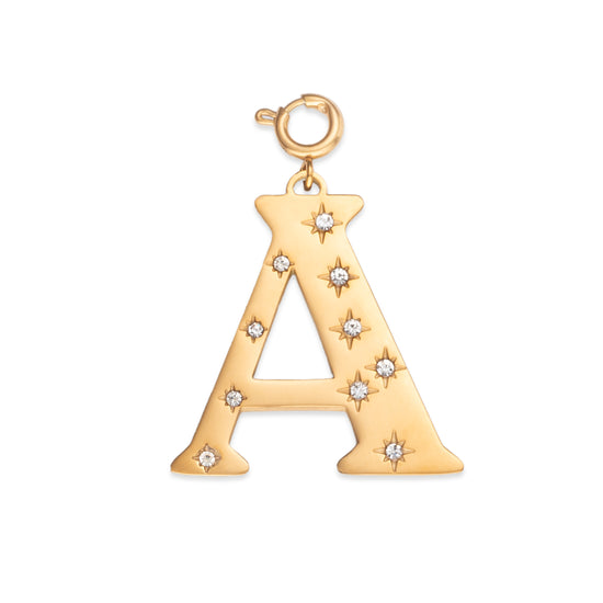 A Minnie Letter Star Necklace Charm