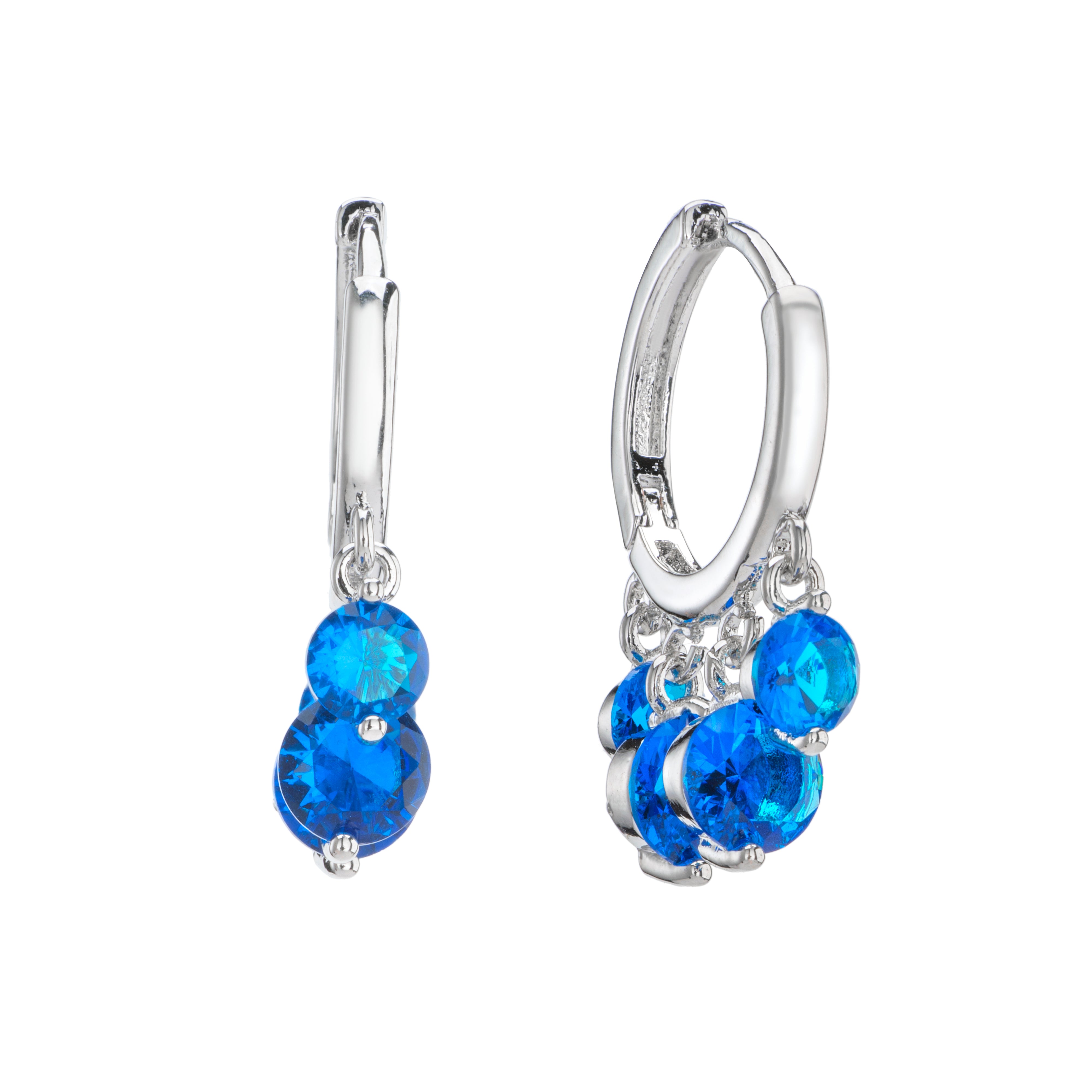 Iris Waterfall Huggie Earrings – Bijoux De Mimi
