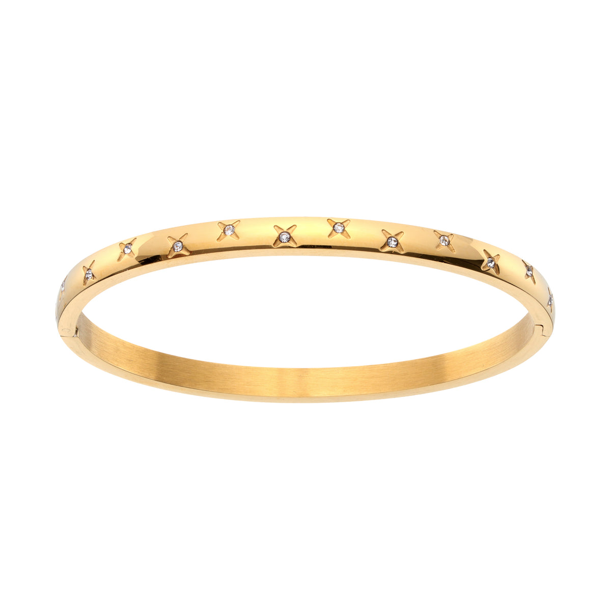 Amelia Crystal Star Bangle