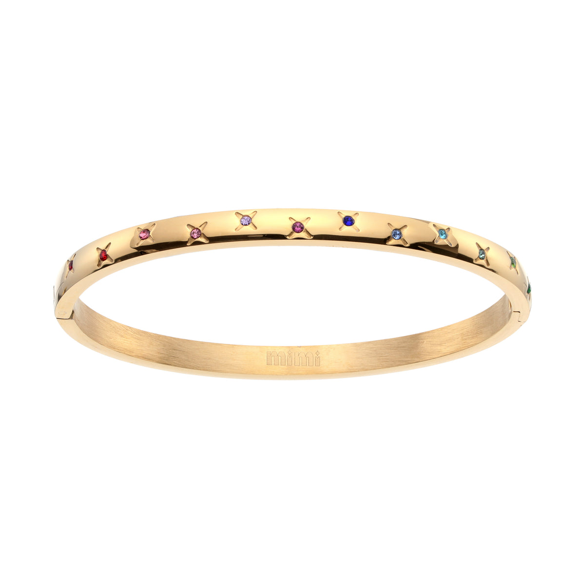 Amelia Rainbow Star Bangle