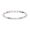 Amelia Silver Pink Star Bangle