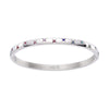 Amelia Silver Rainbow Bangle