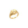 Amina Gold Crystal Heart Ring