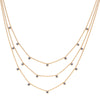Amy Stacker Necklace Gold & Blue