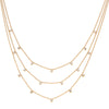 Amy Stacker Necklace Gold & Crystal