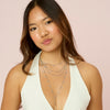 Amy Stacker Necklace Silver & Crystal