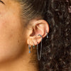 Anna Silver Rainbow Huggie Earring Stacker Set