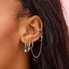 Anna Turqouise Silver Stacker Set