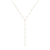 Araminta Crystal Gold Droplet Necklace