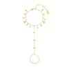Ariella Gold Crystal Stacking Star Hand Chain