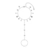 Ariella Silver Crystal Stacking Star Hand Chain