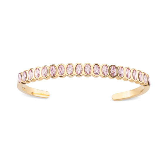 Martha Pink Gold Waterproof Bangle