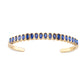 Martha Blue Gold Waterproof Bangle