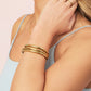 Amelia Pink Gold Star Bangle L