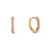 Mimi Pink Gold Original Huggie Earrings
