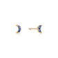 Harriet Stud Earrings Gold & Blue