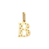 B Minnie Letter Star Necklace Charm