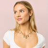 Etalie Crystal Gold Charm Necklace
