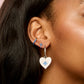 Camilla Cross Stud Earrings Silver & Blue