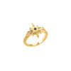 Caro Gold Blue Star Ring