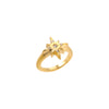 Caro Gold Crystal Star Ring