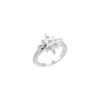 Caro Silver Crystal Star Ring