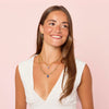 Savannah Gold Rainbow Droplet Stacking Necklace