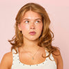 Hebe Gold Crystal Thin Bigger Star Hoop
