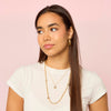 Petra Gold Crystal Chunky Star Hoops