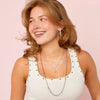 Sophie Silver Crystal Chunky Earrings