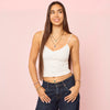 Anais Gold Blue Droplet Stacking Necklace